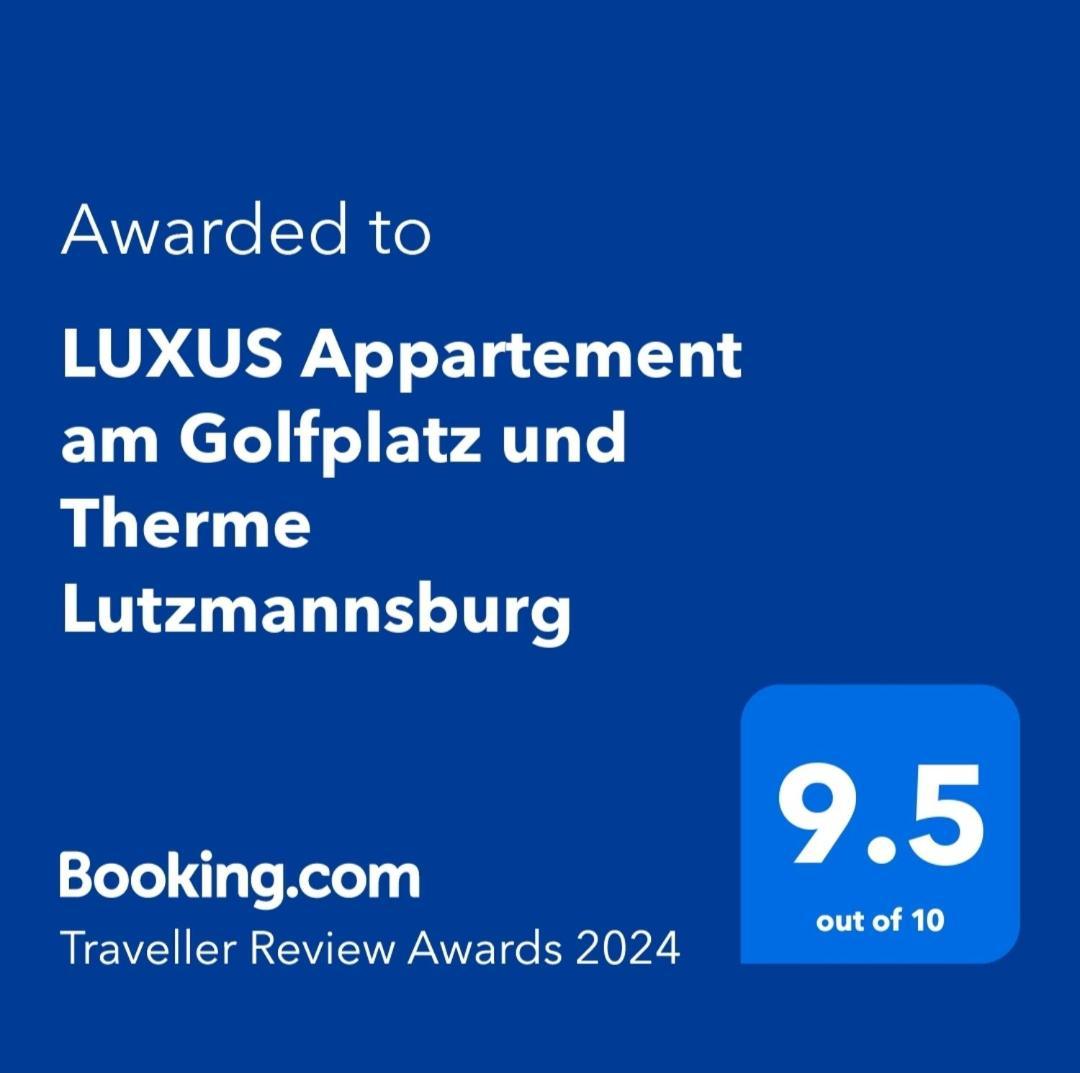 LUXUS Appartement am Golfplatz und Therme Lutzmannsburg Zsira Exterior foto